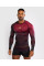 Рашгард Venum Tactical XT Men's Long Sleeve Rashguard - Black/Burgundy/Gold