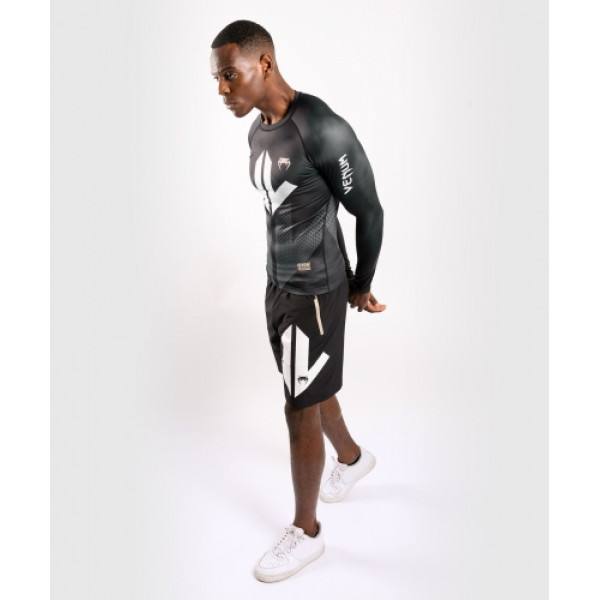 Рашгард Venum Loma Arrow Long Sleeves Rashguards Black White