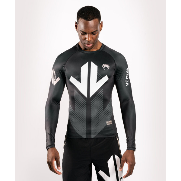 Рашгард Venum Loma Arrow Long Sleeves Rashguards Black White