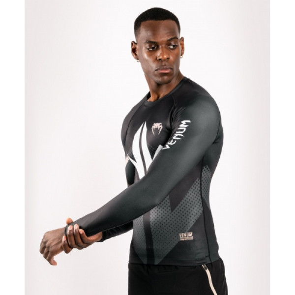 Рашгард Venum Loma Arrow Long Sleeves Rashguards Black White