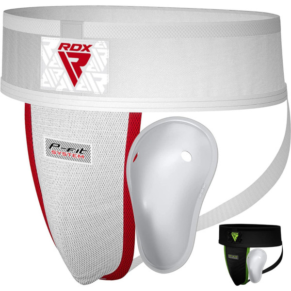 Захист паху RDX H1 Support With Gel Cup White