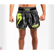 Шорти для тайського боксу Venum Giant Muay Thai Shorts Black Yellow