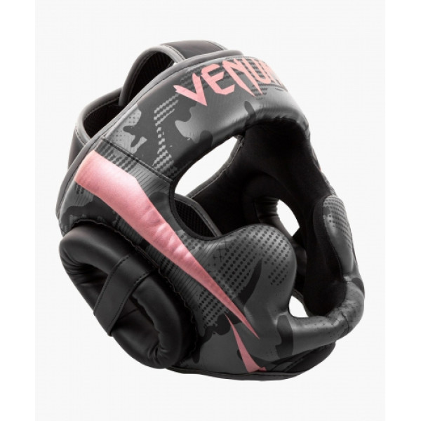 Шолом Venum Elite Headgear Black Pink Gold