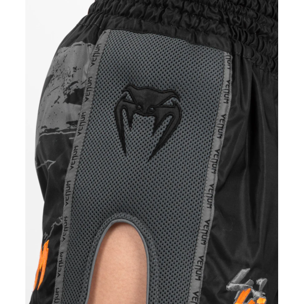 Шорти для тайського боксу Venum S47 Muay Thaï Short Black Orange