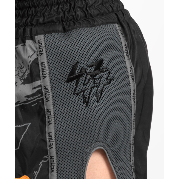 Шорти для тайського боксу Venum S47 Muay Thaï Short Black Orange