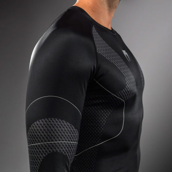 Рашгард Venum Nexus Long Sleeve Rashguard Black Silver