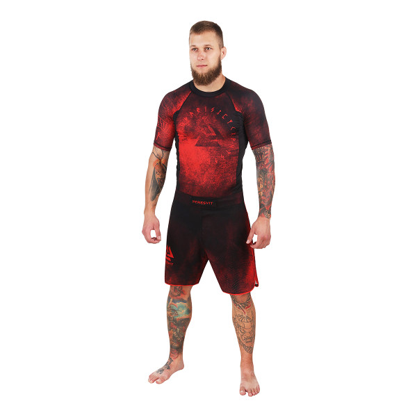 Рашгард Peresvit Overpower Red Short Sleeve