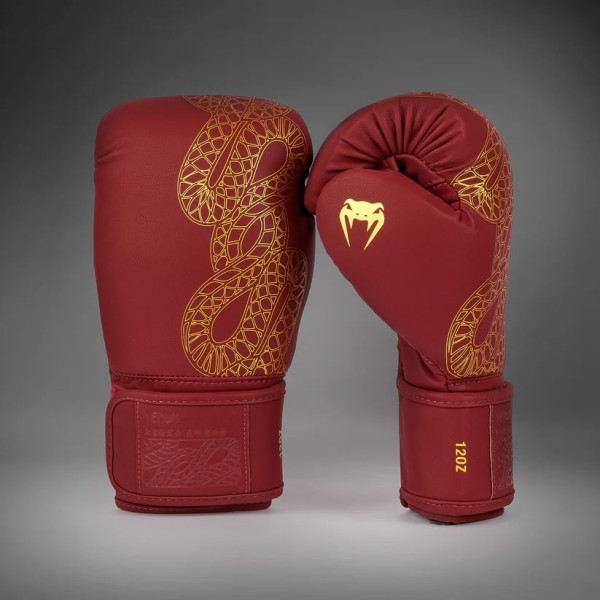 Боксерські рукавиці Venum Serpenti Boxing Gloves Burgundy Ivory
