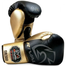 Боксерські рукавиці Rival RS100 Professional Sparring Gloves Black Gold