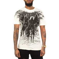 Футболка Affliction Black Night Tee Vintage White