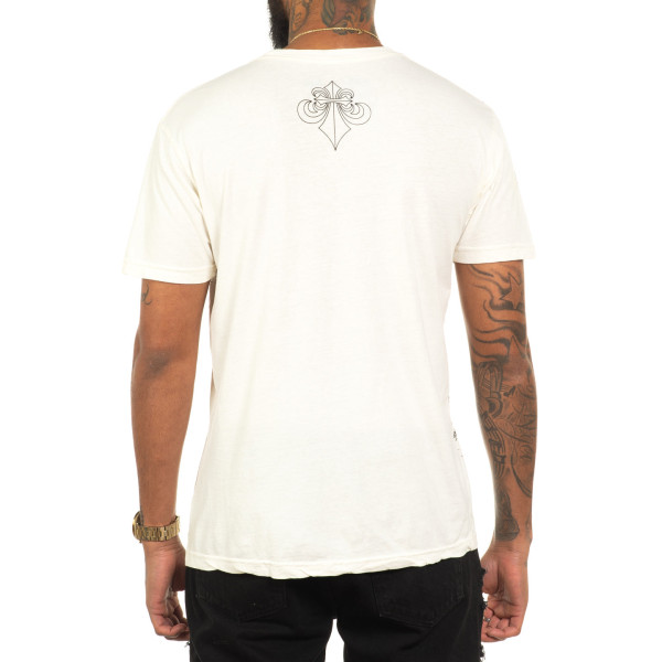 Футболка Affliction Black Night Tee Vintage White