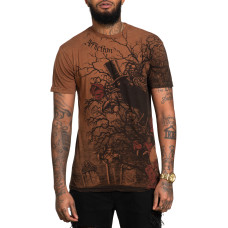 Двустороння футболка Affliction Bad Omen A26013 Shortsleeve Rev Tee