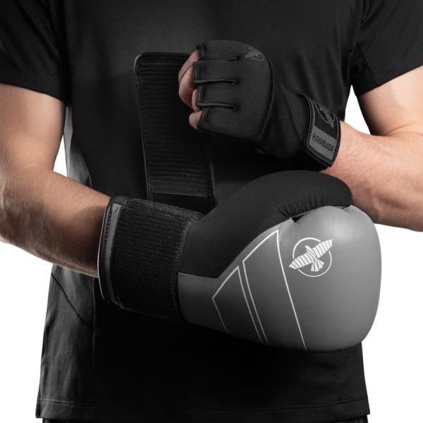 Боксерські рукавиці Hayabusa S4 Leather Boxing Gloves Grey