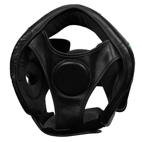 Боксерський шолом TITLE Boxing Matrix Full Face Headgear Black Neon Green