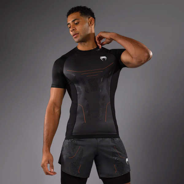 Рашгард Venum Technical 3.0 Short Sleeve Rashguard Graphite