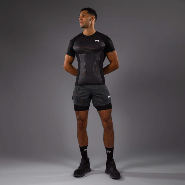 Рашгард Venum Technical 3.0 Short Sleeve Rashguard Graphite