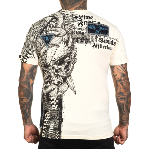 Футболка Affliciton Manchester Brass Tee Vanilla Custard