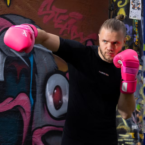 Боксерські рукавиці Hayabusa T3 Neon Boxing Gloves Pink