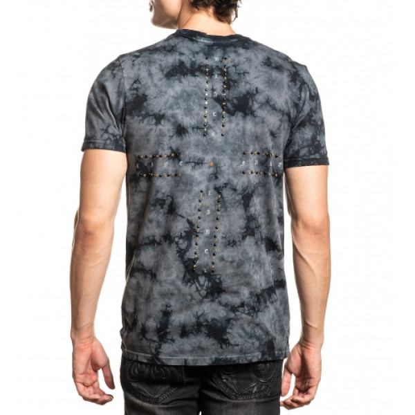 Футболка Affliction Forget In Obsidan SS Tee Doom Wash