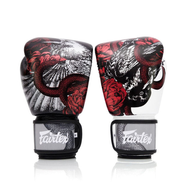 Боксерські рукавиці Fairtex BGV24 The Beauty of Survival Limited Edition Wooden Box