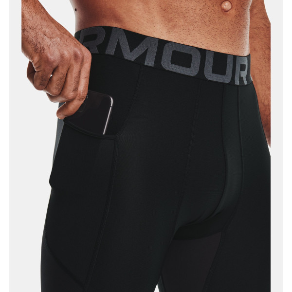 Чоловічі легінси Under Armour HeatGear® ¾ Black White