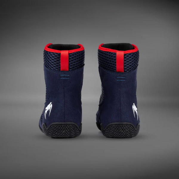Боксерки Venum Contender Boxing Shoes Navy Blue Red
