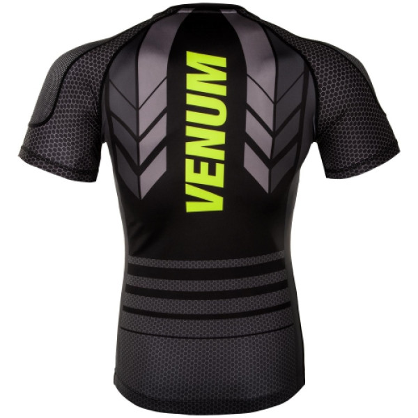 Рашгард Venum Technical 2.0 Rashguards Short Black Yellow