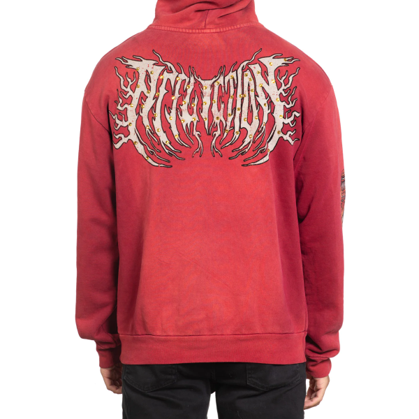 Худі Affliction Toxic Tavern Po Hood Vtg. Red Potassium Spray