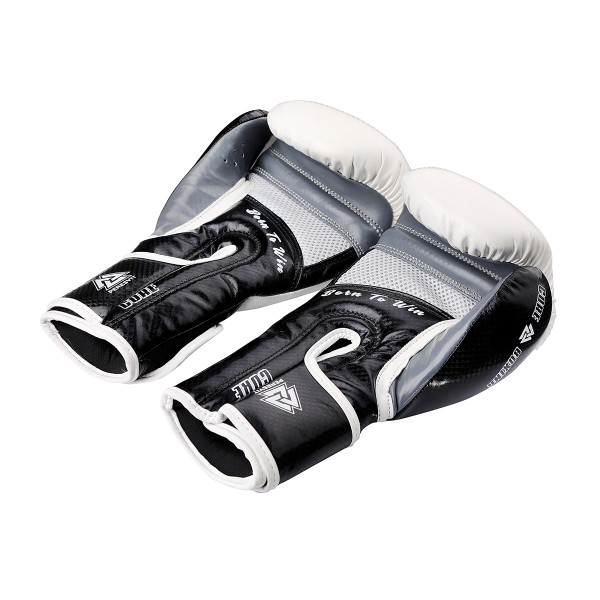 Боксерські рукавиці Peresvit Core Boxing Gloves White Black & Grey
