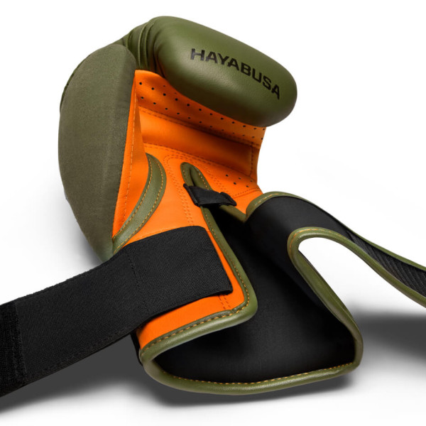 Боксерські рукавиці Hayabusa T3 Boxing Gloves Green Orange