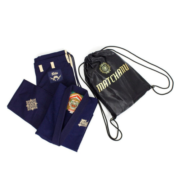 Дитяче кімоно Fairtex BJJ2 Kids Gi Matchanu Navy Blue