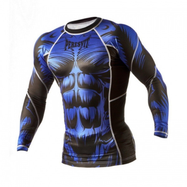 Рашгард Peresvit Beast Silver Force Rashguard Long Sleeve Blue