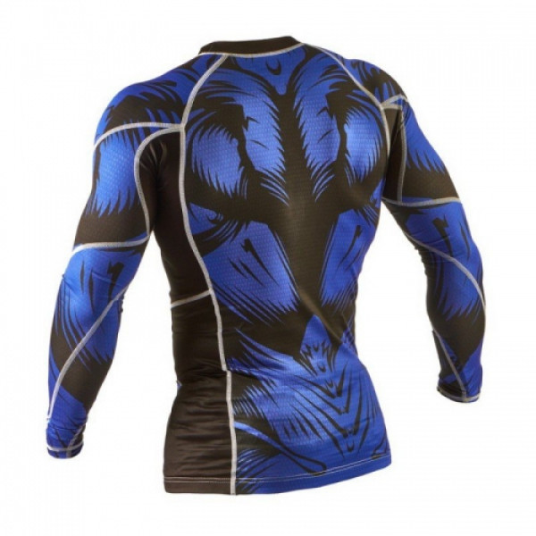 Рашгард Peresvit Beast Silver Force Rashguard Long Sleeve Blue