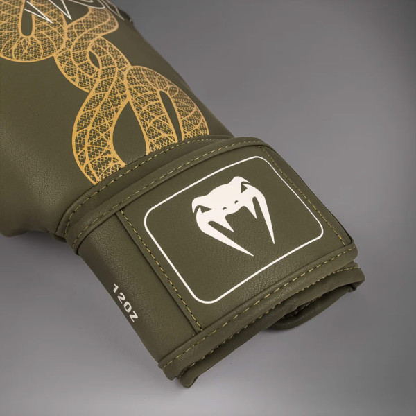 Боксерські рукавиці Venum Serpenti Boxing Gloves Khaki Bronze Ivory