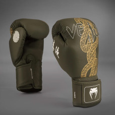 Боксерські рукавиці Venum Serpenti Boxing Gloves Khaki Bronze Ivory
