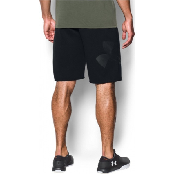 Шорти Under Armour Rival Fleece Exploded Logo Midnight Black