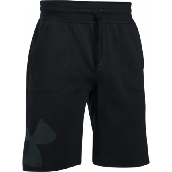 Шорти Under Armour Rival Fleece Exploded Logo Midnight Black