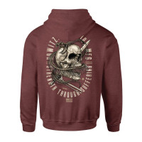 Худі Howitzer Coil Hood Burgundy Heather