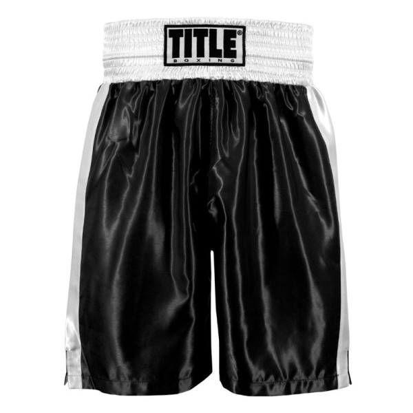 Шорти TITLE Boxing Edge Boxing Trunks 2.0 Black White