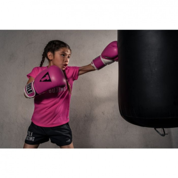Боксерські рукавиці TITLE Pro Style Leather Training Gloves 3.0 Hot Pink