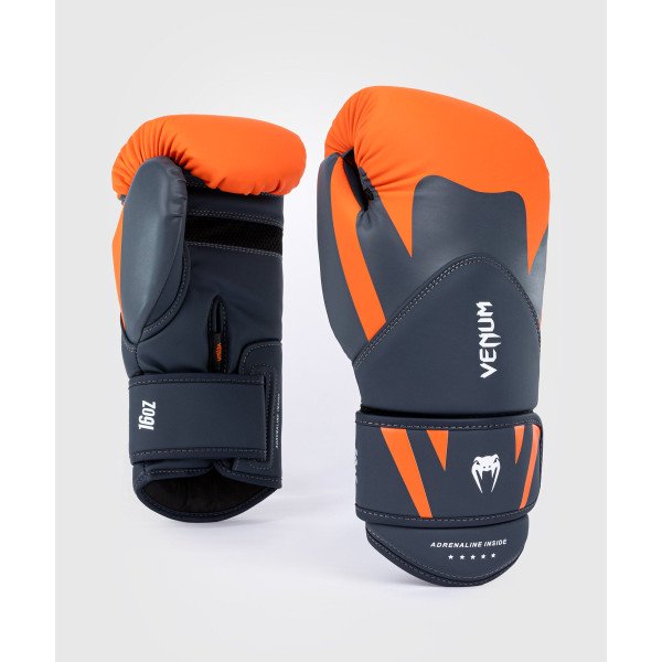 Боксерські рукавиці Venum Challenger 4.0 Boxing Gloves Orange Navy Blue