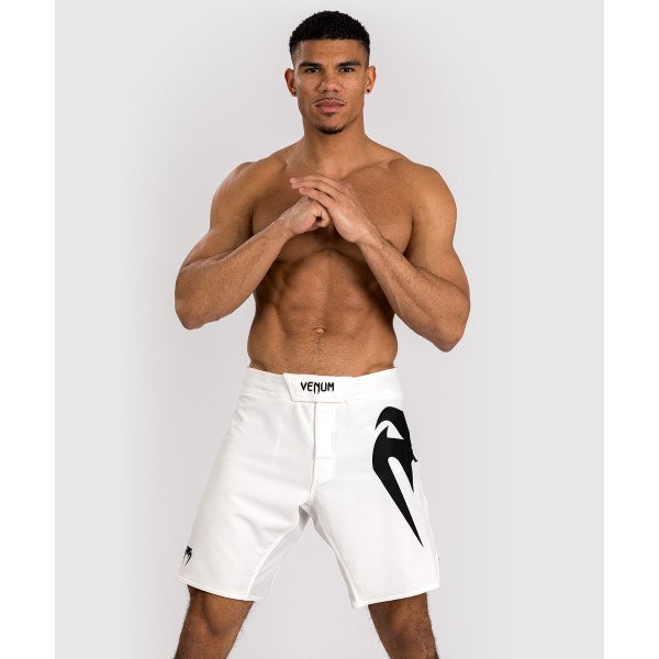 Шорти для ММА Venum Light 5.0 Fightshorts White Black
