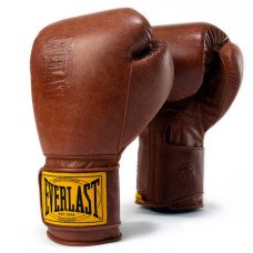 Боксерські рукавиці Everlast 1910 Pro Hook and Loop Boxing Gloves Brown