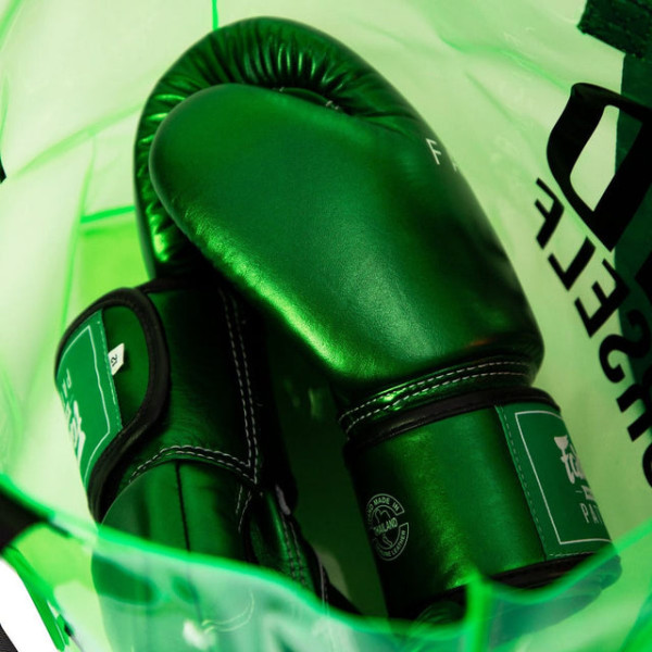 Боксерські рукавиці Fairtex BGV22 Metallic Green