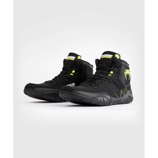 Борцівки Venum Venum Training Camp 4.0 Wrestling Shoes Black Neon Green