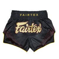 Тайські шорти Fairtex BS1925 Mr. X Black Red