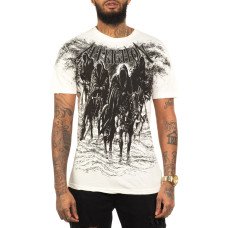 Футболка Affliction Black Night Tee Vintage White