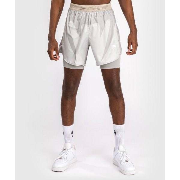 Шорти для MMA Venum Attack Fightshorts Greige