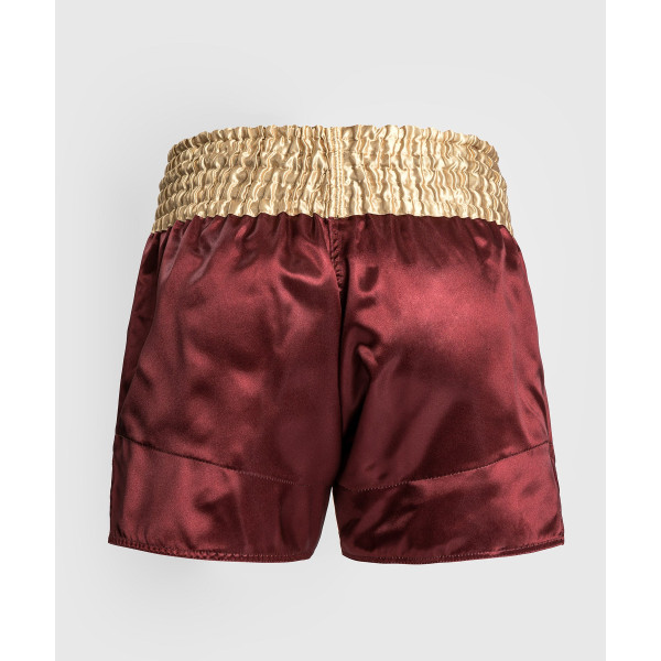 Шорти для тайського боксу Venum Muay Thaï Short Classic Burgundy Gold White