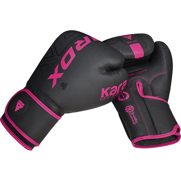 Жіночі боксерські рукавиці RDX F6 Kara Training Gloves Matte Pink